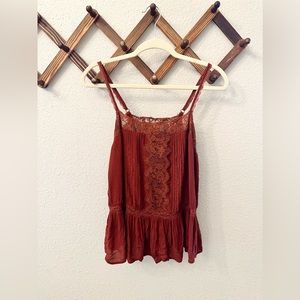 American eagle lace boho blouse